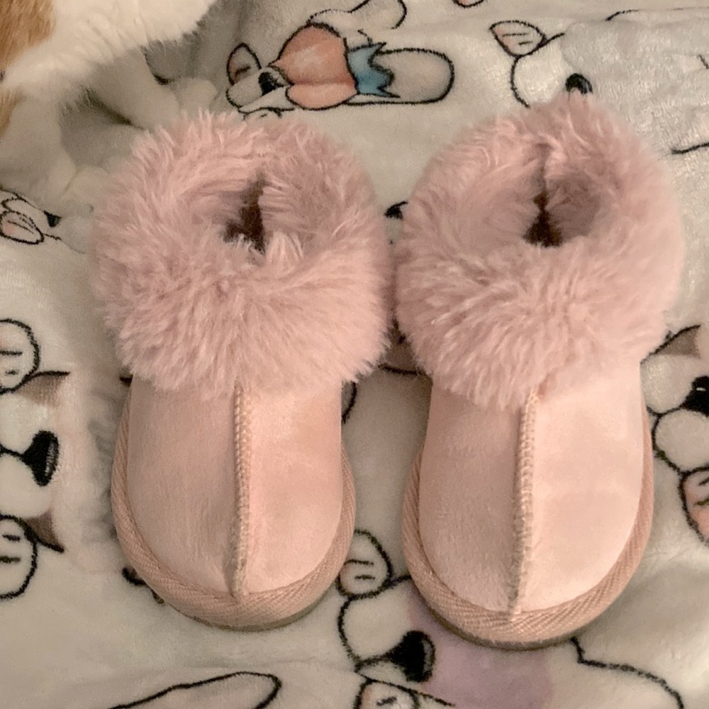 Girls Toddler Pink Booties Size 8